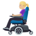 Woman In Motorized Wheelchair: Medium-light Skin Tone Emoji Copy Paste ― 👩🏼‍🦼 - joypixels