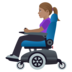 Woman In Motorized Wheelchair: Medium Skin Tone Emoji Copy Paste ― 👩🏽‍🦼 - joypixels
