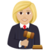 Woman Judge: Medium-light Skin Tone Emoji Copy Paste ― 👩🏼‍⚖ - joypixels