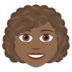 Woman: Medium-dark Skin Tone, Curly Hair Emoji Copy Paste ― 👩🏾‍🦱 - joypixels