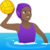 Woman Playing Water Polo: Medium-dark Skin Tone Emoji Copy Paste ― 🤽🏾‍♀ - joypixels