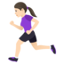 Woman Running: Light Skin Tone Emoji Copy Paste ― 🏃🏻‍♀ - joypixels