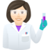 Woman Scientist: Light Skin Tone Emoji Copy Paste ― 👩🏻‍🔬 - joypixels