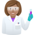 Woman Scientist: Medium Skin Tone Emoji Copy Paste ― 👩🏽‍🔬 - joypixels