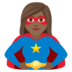 Woman Superhero: Medium-dark Skin Tone Emoji Copy Paste ― 🦸🏾‍♀ - joypixels
