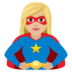 Woman Superhero: Medium-light Skin Tone Emoji Copy Paste ― 🦸🏼‍♀ - joypixels