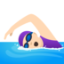 Woman Swimming: Light Skin Tone Emoji Copy Paste ― 🏊🏻‍♀ - joypixels