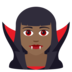 Woman Vampire: Medium-dark Skin Tone Emoji Copy Paste ― 🧛🏾‍♀ - joypixels