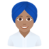 Woman Wearing Turban: Medium Skin Tone Emoji Copy Paste ― 👳🏽‍♀ - joypixels