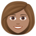 Woman: Medium Skin Tone Emoji Copy Paste ― 👩🏽 - joypixels