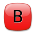 B Button (blood Type) Emoji Copy Paste ― 🅱️ - lg