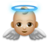 Baby Angel: Medium-light Skin Tone Emoji Copy Paste ― 👼🏼 - lg