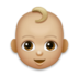 Baby: Medium-light Skin Tone Emoji Copy Paste ― 👶🏼 - lg