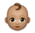 Baby: Medium Skin Tone Emoji Copy Paste ― 👶🏽 - lg