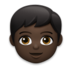 Boy: Dark Skin Tone Emoji Copy Paste ― 👦🏿 - lg