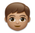 Boy: Medium Skin Tone Emoji Copy Paste ― 👦🏽 - lg