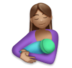 Breast-feeding: Medium Skin Tone Emoji Copy Paste ― 🤱🏽 - lg