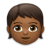 Child: Medium-dark Skin Tone Emoji Copy Paste ― 🧒🏾 - lg
