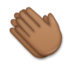 Clapping Hands: Medium-dark Skin Tone Emoji Copy Paste ― 👏🏾 - lg