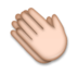 Clapping Hands: Medium-light Skin Tone Emoji Copy Paste ― 👏🏼 - lg