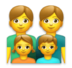 Family: Man, Man, Girl, Boy Emoji Copy Paste ― 👨‍👨‍👧‍👦 - lg