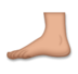 Foot: Medium Skin Tone Emoji Copy Paste ― 🦶🏽 - lg