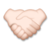 Handshake: Light Skin Tone Emoji Copy Paste ― 🤝🏻 - lg