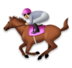 Horse Racing: Light Skin Tone Emoji Copy Paste ― 🏇🏻 - lg