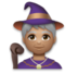 Mage: Medium Skin Tone Emoji Copy Paste ― 🧙🏽 - lg