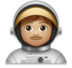 Man Astronaut: Medium-light Skin Tone Emoji Copy Paste ― 👨🏼‍🚀 - lg