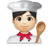 Man Cook: Light Skin Tone Emoji Copy Paste ― 👨🏻‍🍳 - lg
