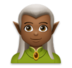 Man Elf: Medium-dark Skin Tone Emoji Copy Paste ― 🧝🏾‍♂ - lg