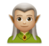 Man Elf: Medium-light Skin Tone Emoji Copy Paste ― 🧝🏼‍♂ - lg