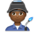 Man Factory Worker: Medium-dark Skin Tone Emoji Copy Paste ― 👨🏾‍🏭 - lg