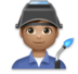 Man Factory Worker: Medium Skin Tone Emoji Copy Paste ― 👨🏽‍🏭 - lg