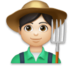 Man Farmer: Light Skin Tone Emoji Copy Paste ― 👨🏻‍🌾 - lg