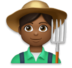 Man Farmer: Medium-dark Skin Tone Emoji Copy Paste ― 👨🏾‍🌾 - lg