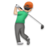 Man Golfing: Light Skin Tone Emoji Copy Paste ― 🏌🏻‍♂ - lg