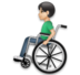 Man In Manual Wheelchair: Light Skin Tone Emoji Copy Paste ― 👨🏻‍🦽 - lg