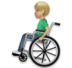 Man In Manual Wheelchair: Medium-light Skin Tone Emoji Copy Paste ― 👨🏼‍🦽 - lg