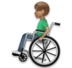 Man In Manual Wheelchair: Medium Skin Tone Emoji Copy Paste ― 👨🏽‍🦽 - lg