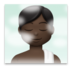 Man In Steamy Room: Dark Skin Tone Emoji Copy Paste ― 🧖🏿‍♂ - lg