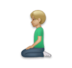 Man Kneeling: Medium-light Skin Tone Emoji Copy Paste ― 🧎🏼‍♂ - lg