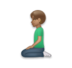 Man Kneeling: Medium Skin Tone Emoji Copy Paste ― 🧎🏽‍♂ - lg