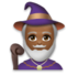 Man Mage: Medium-dark Skin Tone Emoji Copy Paste ― 🧙🏾‍♂ - lg