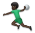 Man Playing Handball: Dark Skin Tone Emoji Copy Paste ― 🤾🏿‍♂ - lg