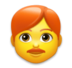 Man: Red Hair Emoji Copy Paste ― 👨‍🦰 - lg