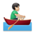 Man Rowing Boat: Light Skin Tone Emoji Copy Paste ― 🚣🏻‍♂ - lg