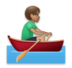 Man Rowing Boat: Medium Skin Tone Emoji Copy Paste ― 🚣🏽‍♂ - lg