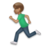 Man Running: Medium Skin Tone Emoji Copy Paste ― 🏃🏽‍♂ - lg